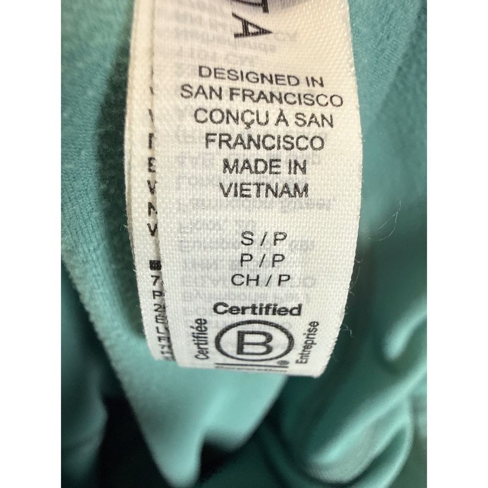 Lot of 2 Athleta Rainier Tight Leggings Size S Green & Teal Zip Pockets Vacation - Picture 11 of 14